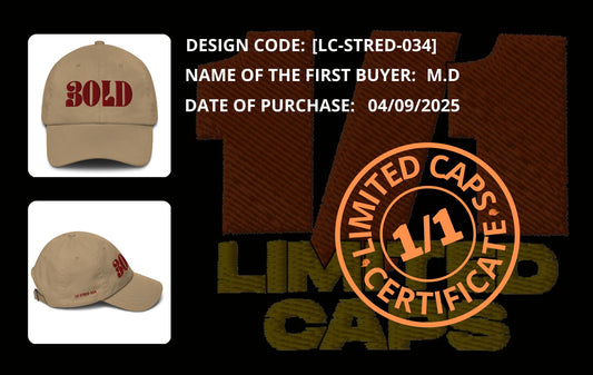 CAP DATA AND CERTIFICATE [LC-STRED-034]